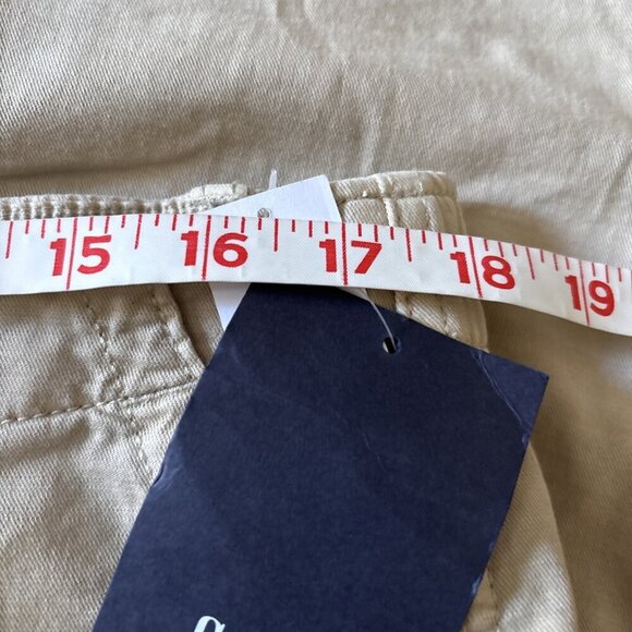 Gap Tan Chino Pants Zips At Bottom Size 16 NWT - Picture 5 of 11